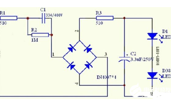 <b class='flag-5'>LED</b>燈工作<b class='flag-5'>電路</b><b class='flag-5'>原理圖</b>詳細(xì)<b class='flag-5'>講解</b>