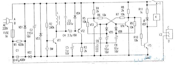 亞超聲遙控開關電路工作原理及故障檢修