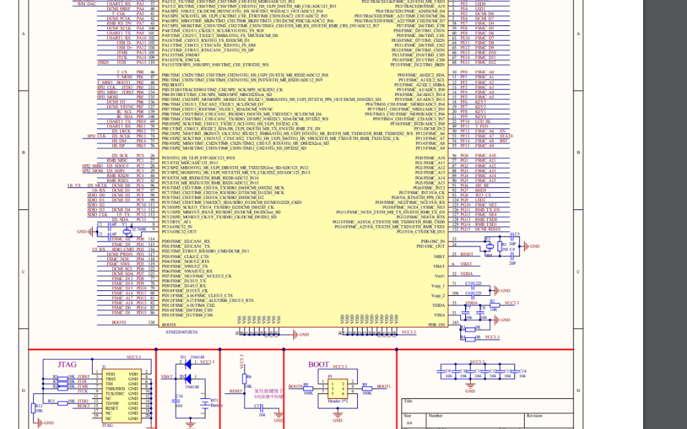 <b class='flag-5'>STM32F407</b>高配版<b class='flag-5'>開發板</b>的電路原理圖免費下載