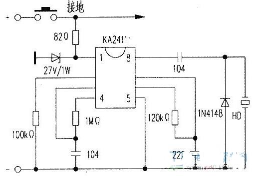 一款响亮的<b class='flag-5'>电动车车铃</b><b class='flag-5'>电路</b>图