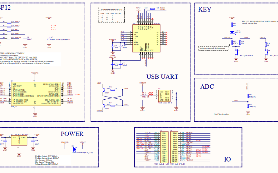 <b class='flag-5'>ESP8266</b>的<b class='flag-5'>电路</b>原理图免费下载