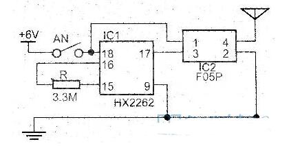 低功耗的<b class='flag-5'>无线</b><b class='flag-5'>遥控</b><b class='flag-5'>门铃</b><b class='flag-5'>电路</b>图