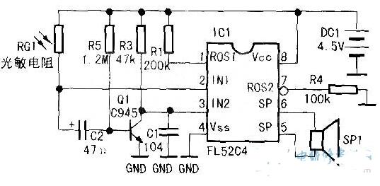 一款簡單的感應式電子迎賓器