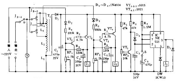全自动交流稳压器电路图