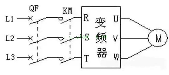 <b>变频器</b>外接<b>主</b><b>电路</b>原理图