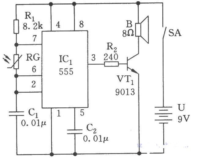 由555構(gòu)成的<b class='flag-5'>音頻振蕩器</b><b class='flag-5'>電路</b>