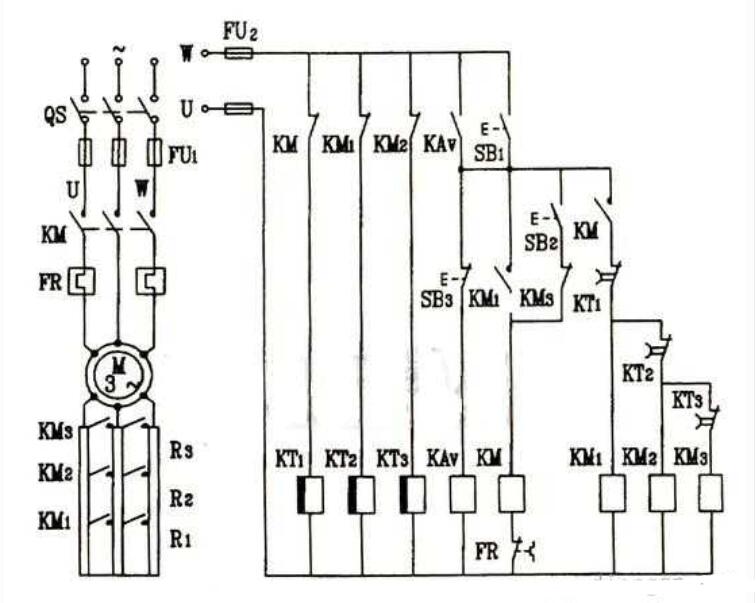 电磁电机调速器接线图图片