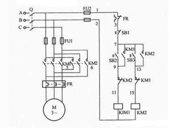 電動機觸摸器<b class='flag-5'>互鎖</b>的<b class='flag-5'>正</b><b class='flag-5'>回轉</b><b class='flag-5'>操控</b><b class='flag-5'>電路</b>