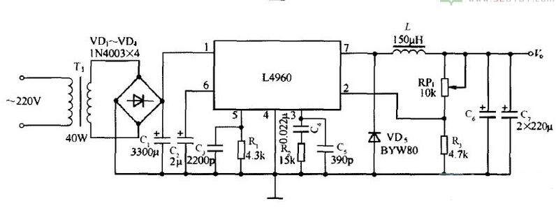 CW4960典型应用电路图