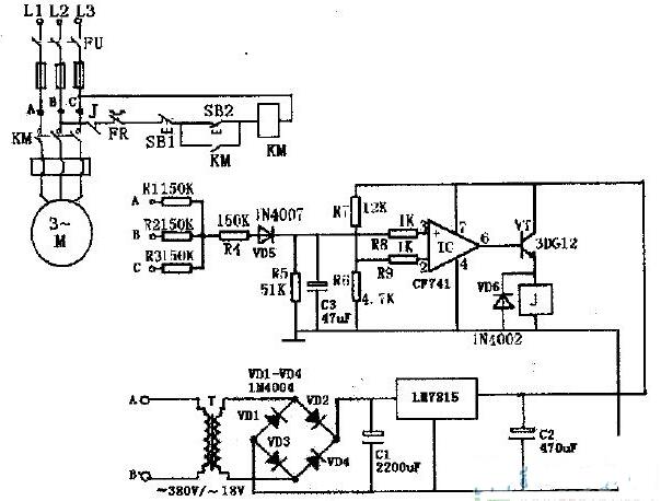 CF741典型應用電路圖