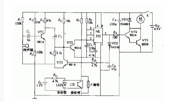 玩具机器猫电路图