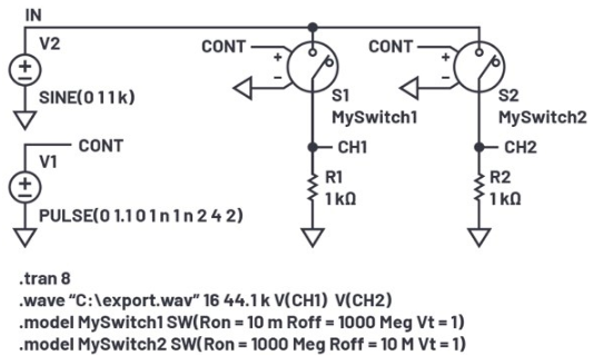 LTspice音频WAV文件：使用<b class='flag-5'>立体声</b><b class='flag-5'>和加密语音</b>消息