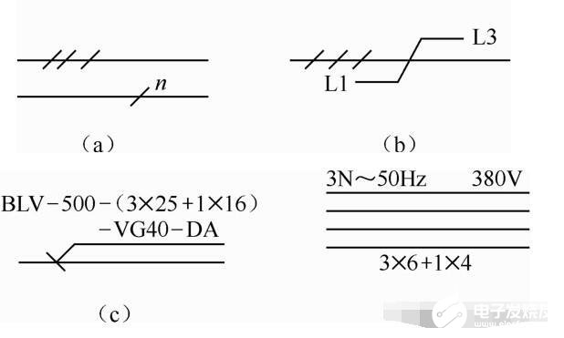 电气图连接线的表示方法