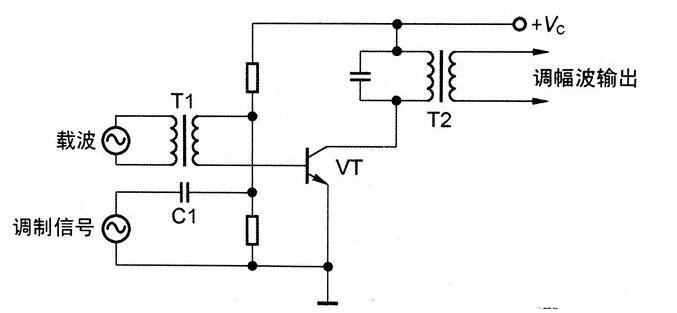 常用的三极管调幅电路