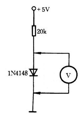 1N4148溫度感應實驗電路詳解