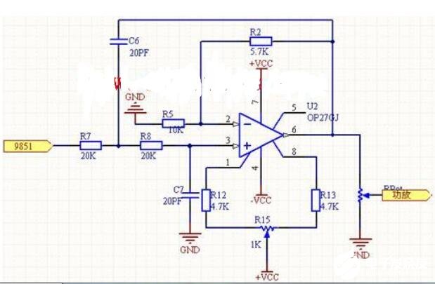 二阶低通滤波器电路原理图_二阶低通滤波器电路结构解析