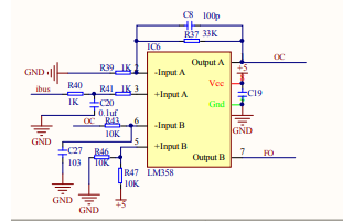 直流无刷<b>电动工具</b>MCU电路板电路原理图