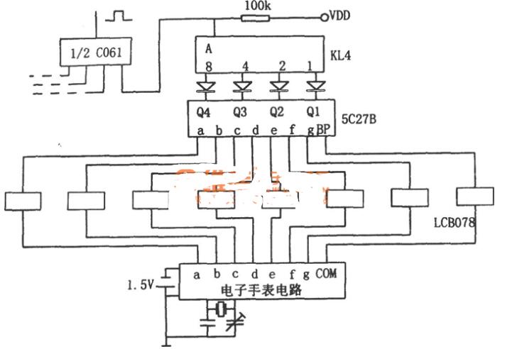 家用時間控制器電路圖_CD4060制作的時間控制器電路圖