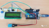 构建一个小电路以将Arduino与DHT11温湿度传感器接口