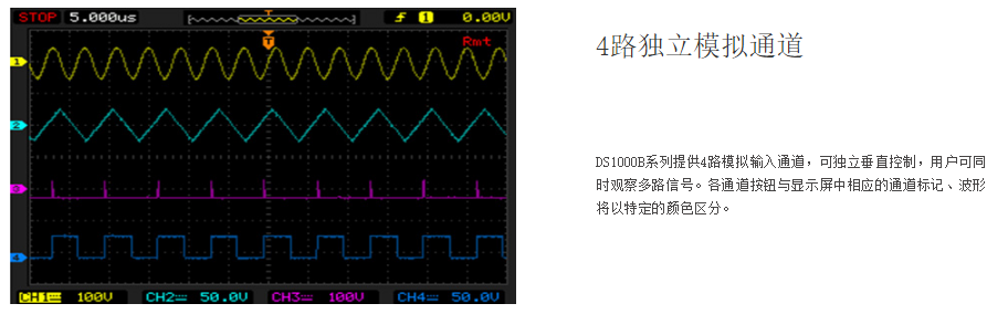 普源DS1000B数字示波器采样率是多少成都虹威科技