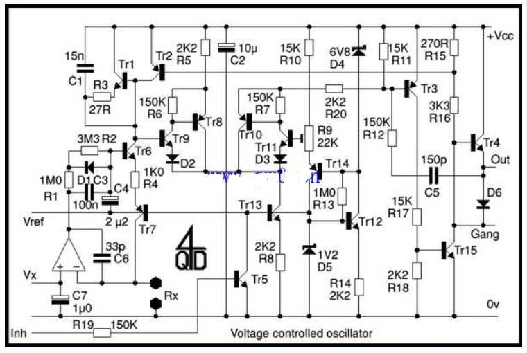高頻石英鐘集成電路SM5511發作準確的秒脈沖的電路