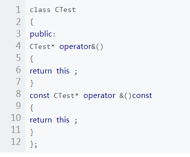 C++：詳談取地址<b class='flag-5'>操作符</b>重載