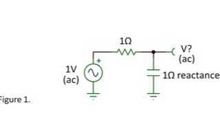 1Ω電阻和1Ω容抗串聯，<b class='flag-5'>電容</b>兩端的交流電壓<b class='flag-5'>是多少</b>
