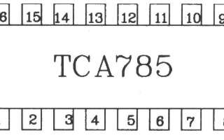 由TCA785<b>可控硅</b>移相<b>触发</b>器实现的三相全控桥<b>触发电路</b>