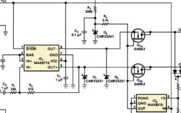 能承受放大器輸出電壓出現短路造成過壓的電路應用設計