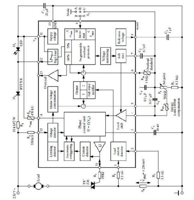 U2010B電流反饋相位控制電路