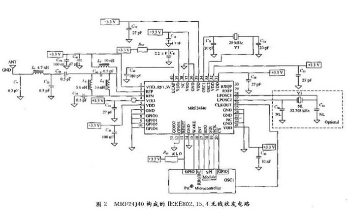 如何使用<b class='flag-5'>MRF24J40</b>实现无线<b class='flag-5'>收发器</b>电路的设计方案