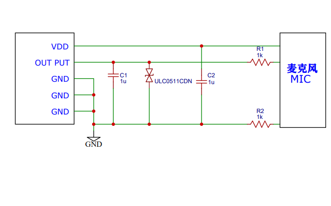 <b class='flag-5'>麥克風</b><b class='flag-5'>接口</b><b class='flag-5'>保護</b>方案電路原理圖免費下載