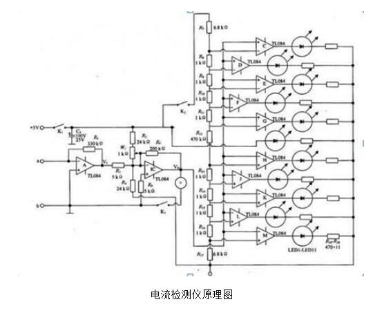 电流测试仪的电路原理