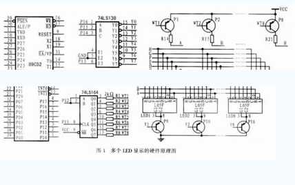 單片機(jī)并口LED顯示電路的詳細(xì)資料說明