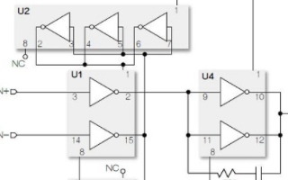 使用四个CD4049UBE六反相器实现二级运算放大器的设计