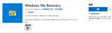 一款免费的数据删除恢复工具Windows File Recovery