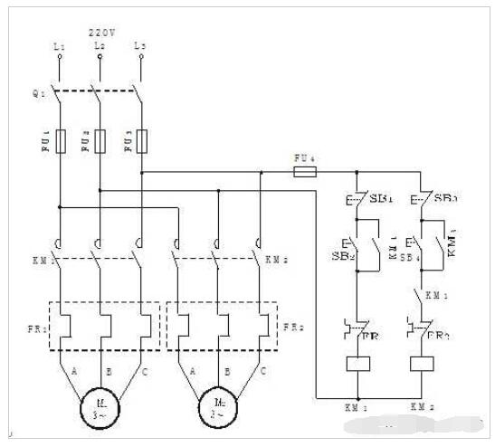 電動機的<b class='flag-5'>正</b><b class='flag-5'>回轉</b><b class='flag-5'>電路</b>原理圖