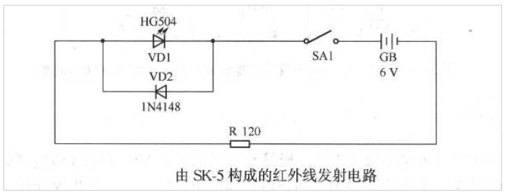 聲控集成塊SK-5構成的光控玩具電路