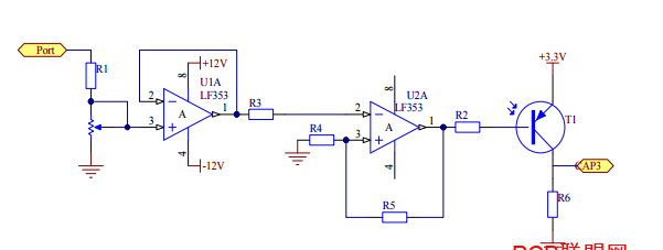 電網電壓采樣電路的同步信號產生電路圖分析