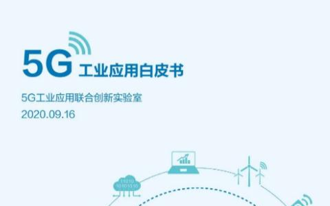 2020《<b>5G</b>工业应用<b>白皮书</b>》全文