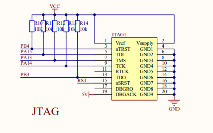 <b>STM32F103ZET6</b>微控制器的电路原理图免费下载