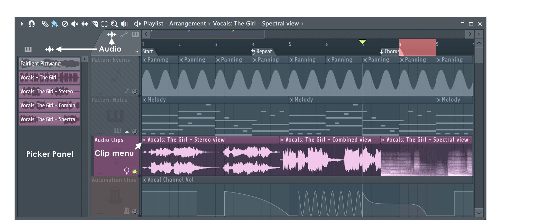 flstudio中的音频剪辑功能有哪些?
