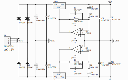 <b class='flag-5'>NE5532</b>双运算<b class='flag-5'>放大器</b>的<b class='flag-5'>电路</b>原理图免费下载