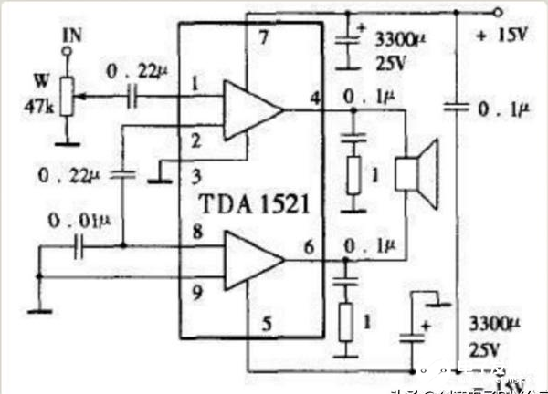 tda2009a功放电路图图片