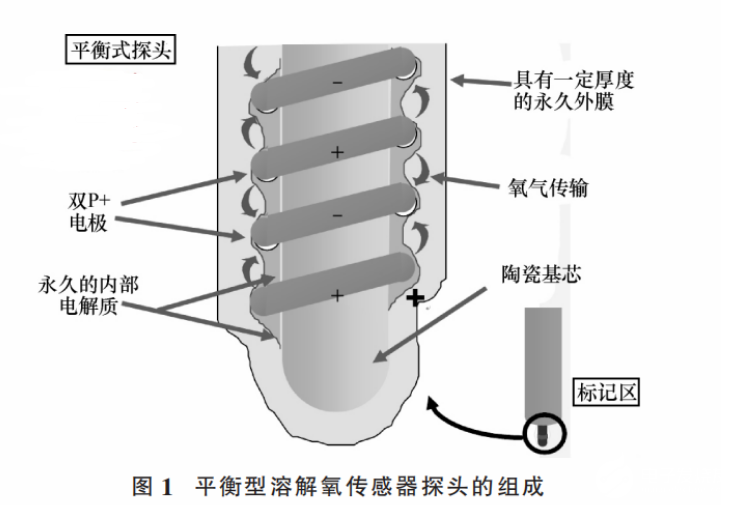平衡型溶解氧传感器的组成及工作原理