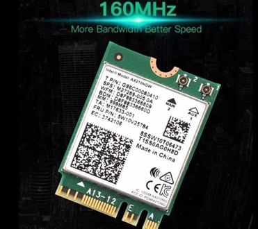 Intel推出Wi-Fi 6E无线网卡AX210...