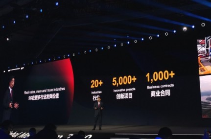 华为5G网络的下行速率普遍超过了千兆