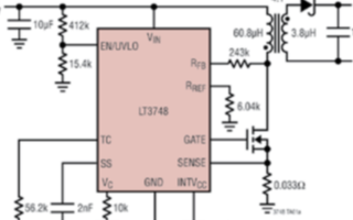 基于LT3748隔离型反激式控制器实现隔离型反激式转换器的设计