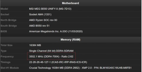 AMD锐龙5 Pro 4650G创造了新的内存超频记录