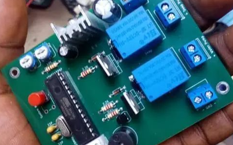 帶超聲波傳感器和Atmega328p的自動洗手模...